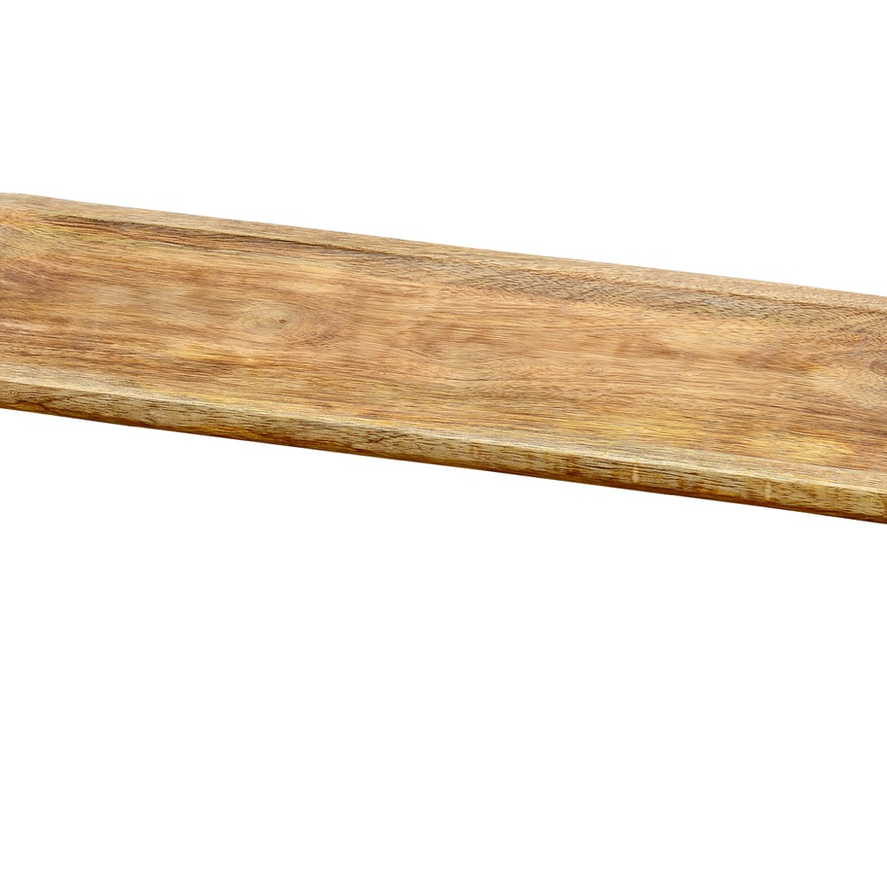 Deko-Tablett-Set Malus 2 tlg. B 13 -15 cm Mango-Holz Einfarbig braun