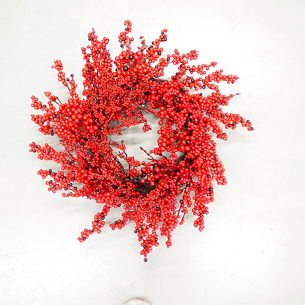 Deko-Kranz rote Beeren ca. Ø 50 cm Beeren Winter
