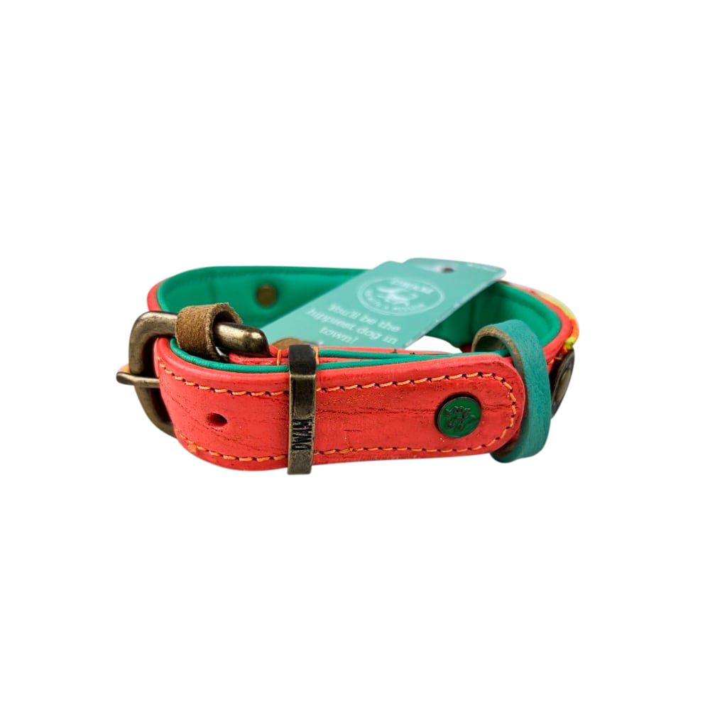 Handgefertigtes Leder-Hundehalsband Ginger Gr. L