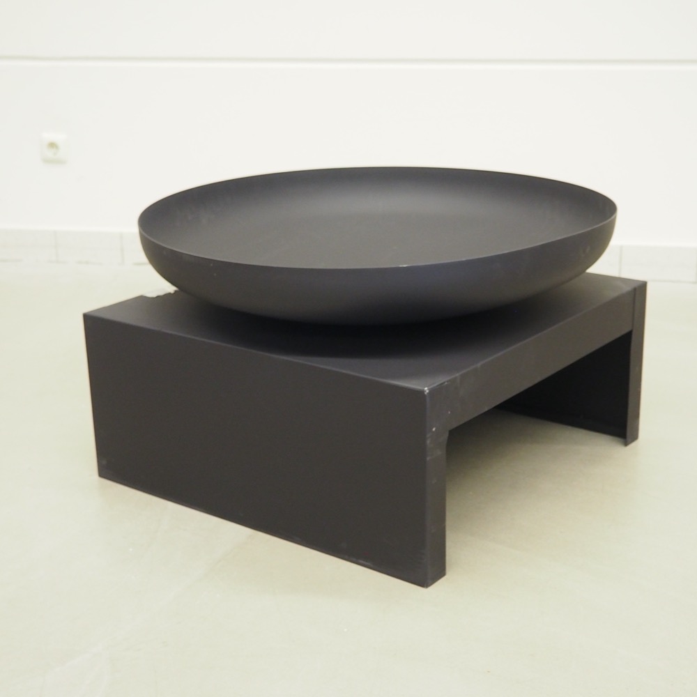 Feuerschale Bowl schwarz Stahl