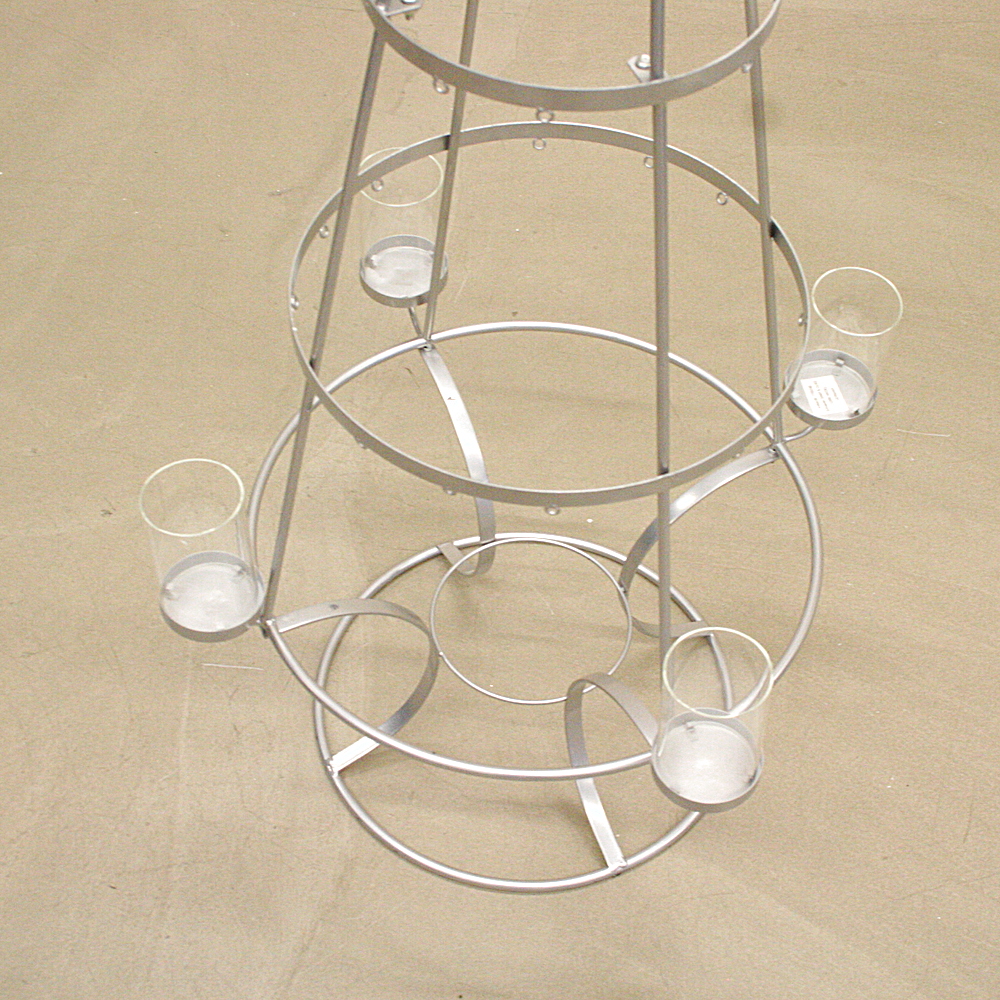 Deko Objekt Weihnachtsbaum Metall/ Glas, ca. H150 cm