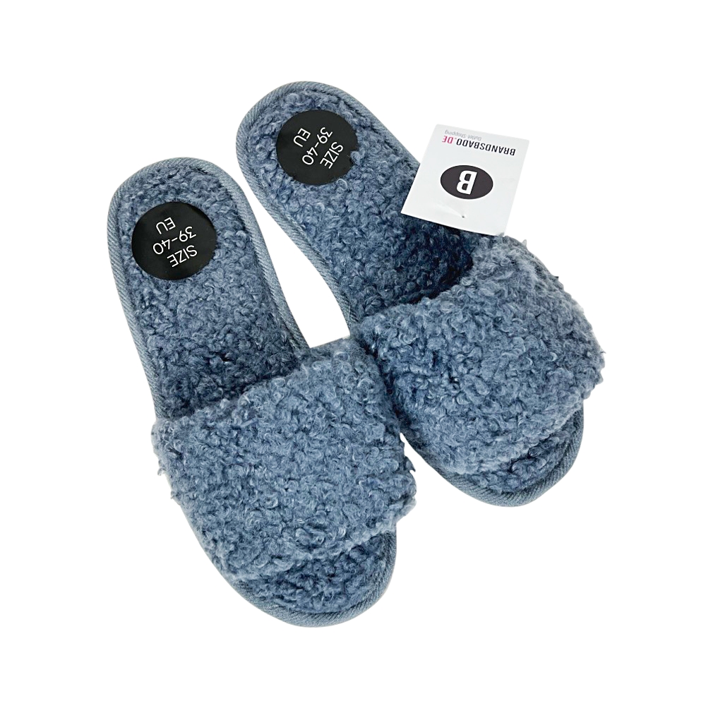 Damen-Hausschuhe Zoe Blau Gr. 39/40