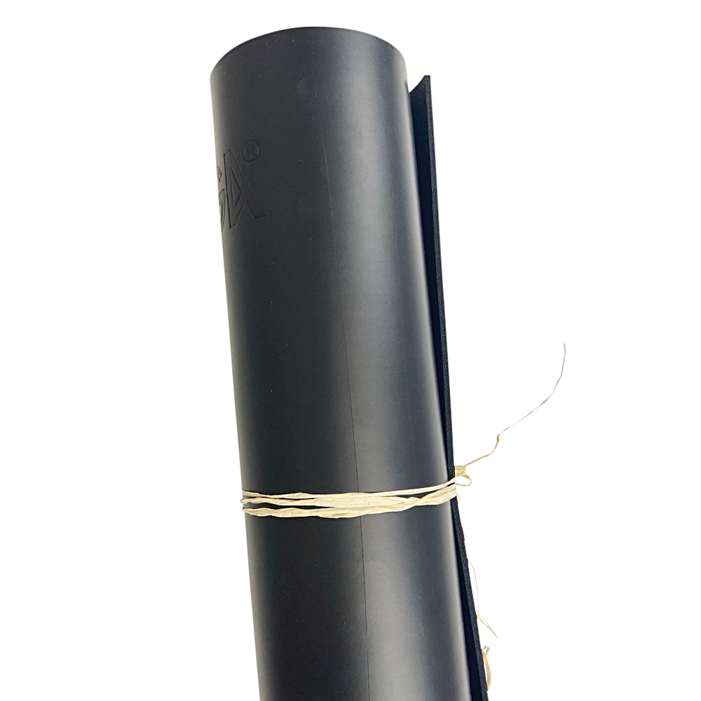 Yogamatte Lore ca. 200 x 60 cm Schwarz