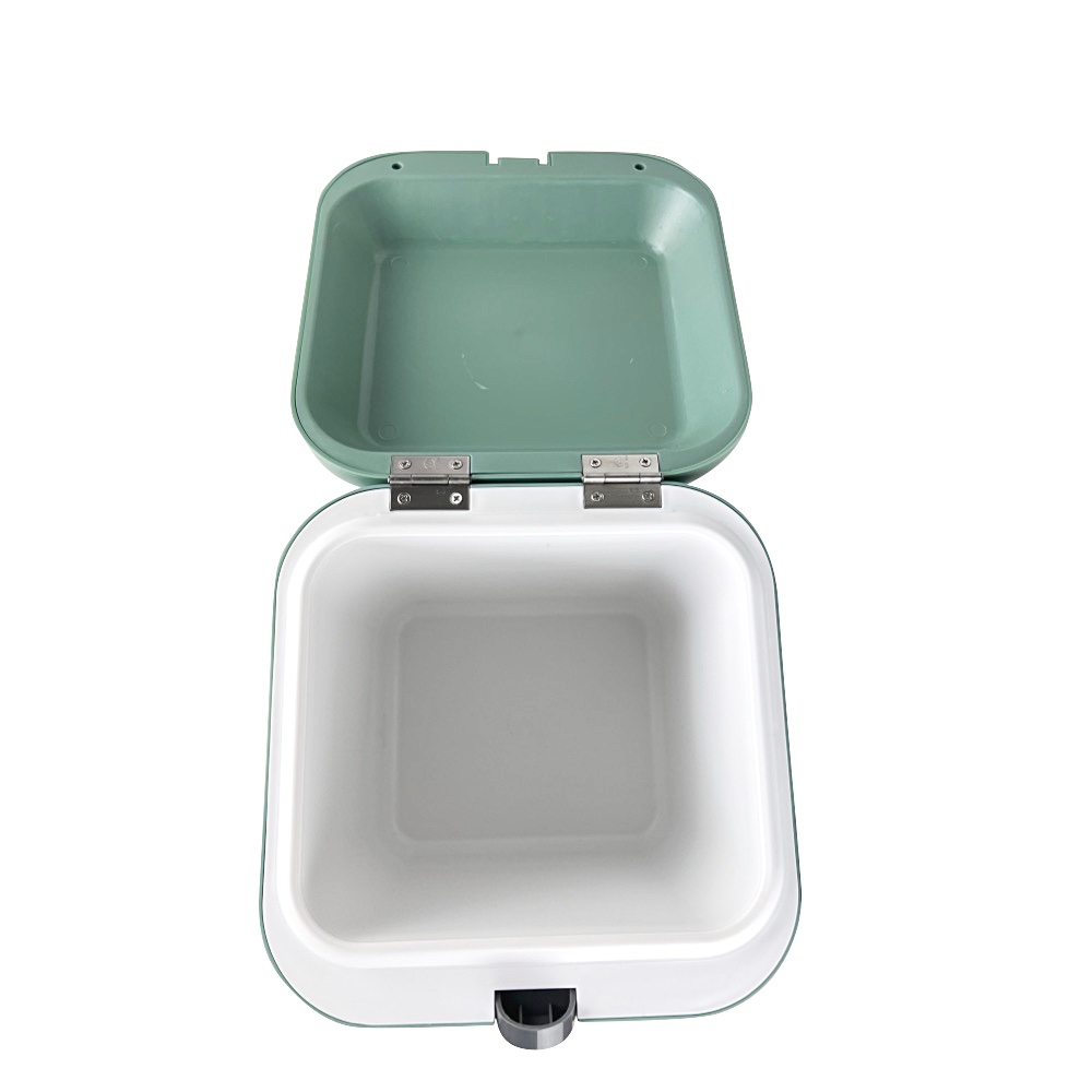 Kühlbox Lizzy mit Lautsprecher Grau Grün Outdoor