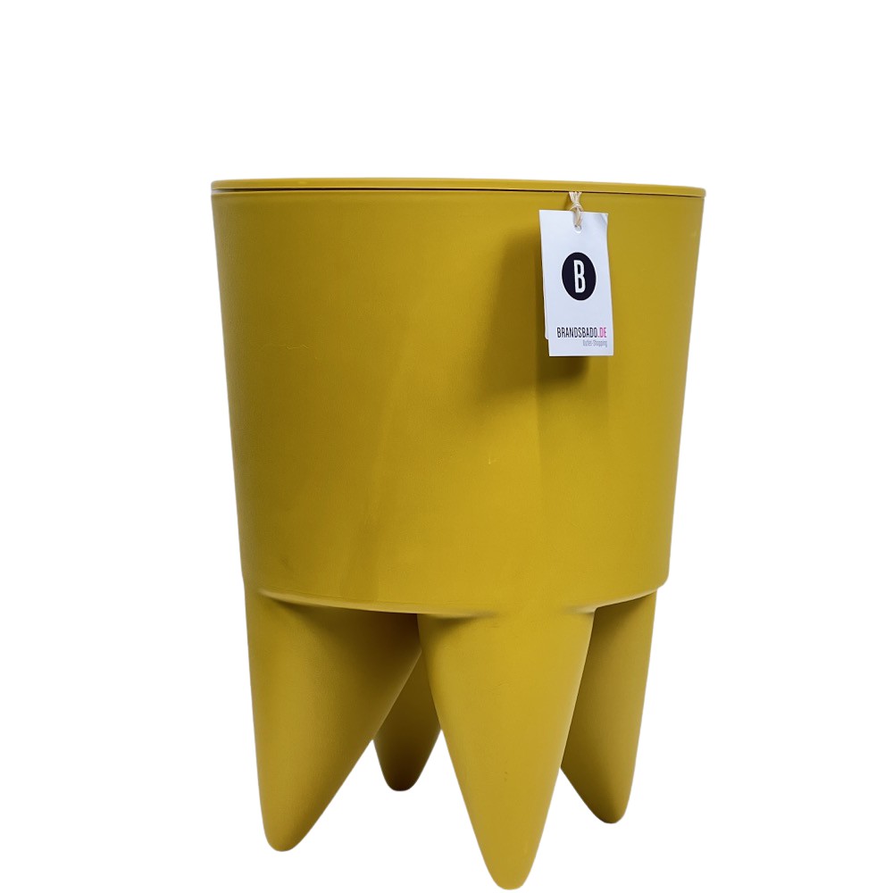 In- & Outdoor-Hocker Bubu mit Stauraumfunktion ocker