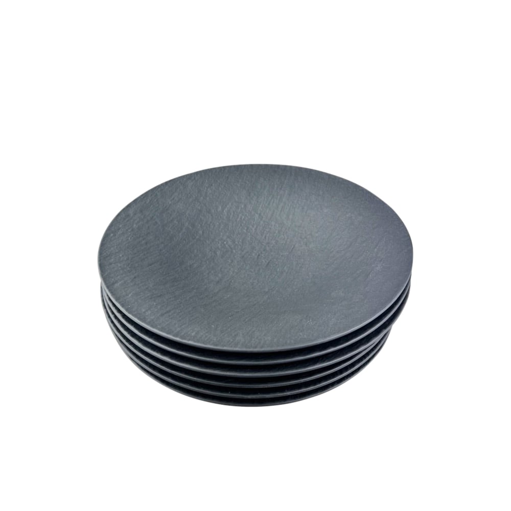 6 x Manufacture Rock Schale tief 28 cm schwarz