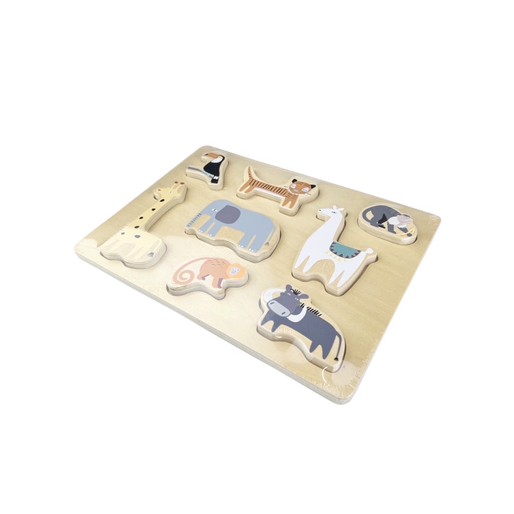 Kinder-Holzpuzzle Farm Bloomingville mini Schichtholz