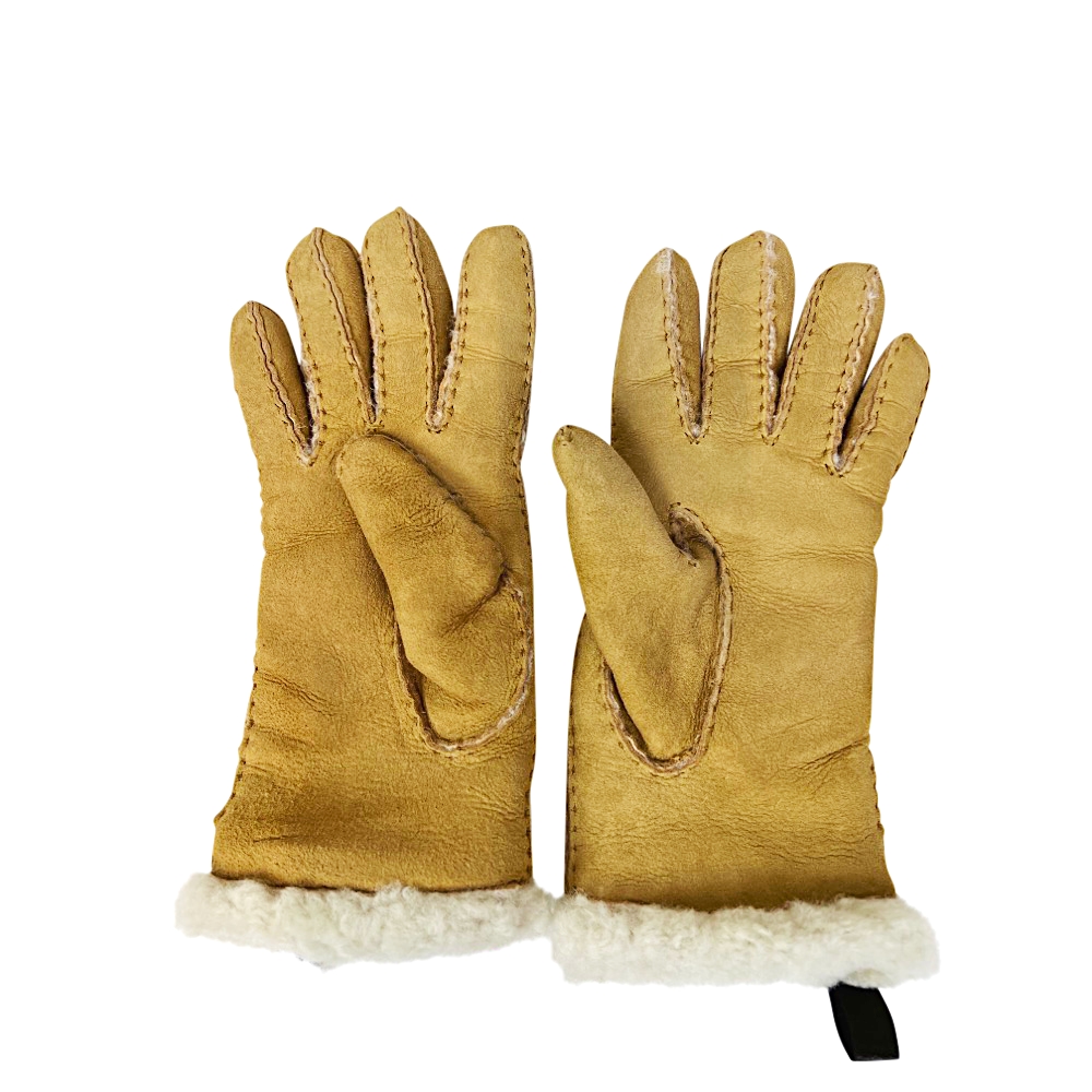 Damen-Handschuhe Lara aus Wildleder mit Wollfutter
