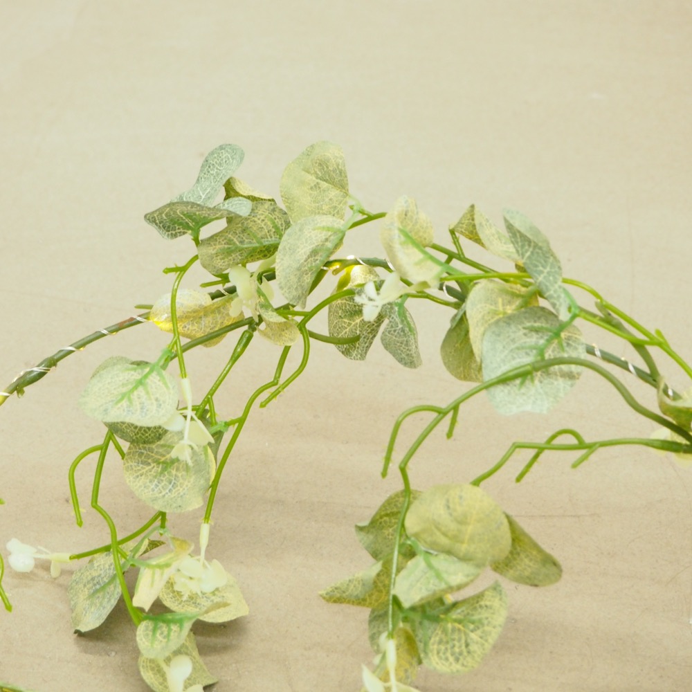 LED Lichterkette Eukalyptus ca. L150 cm Ø12 cm Deko