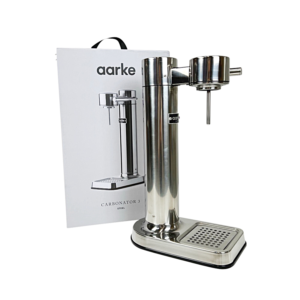 Wassersprudler Carbonator 3  Wasserflasche Mia silberfarben