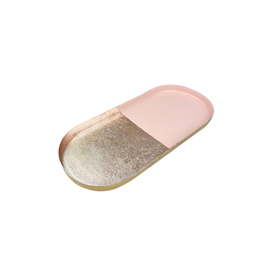 Deko-Tablett Margaret Rose Goldfarben