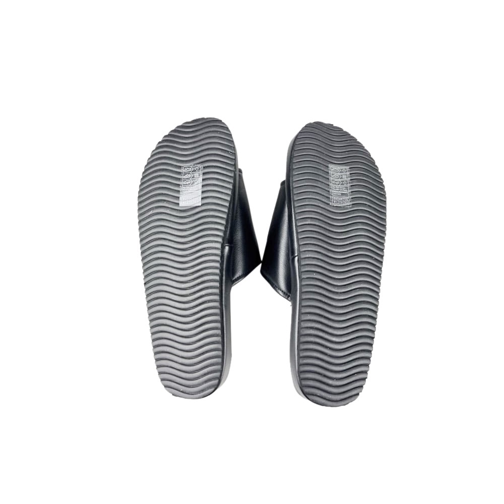 Pantoletten Slide Velcro Gr. 41 Schwarz