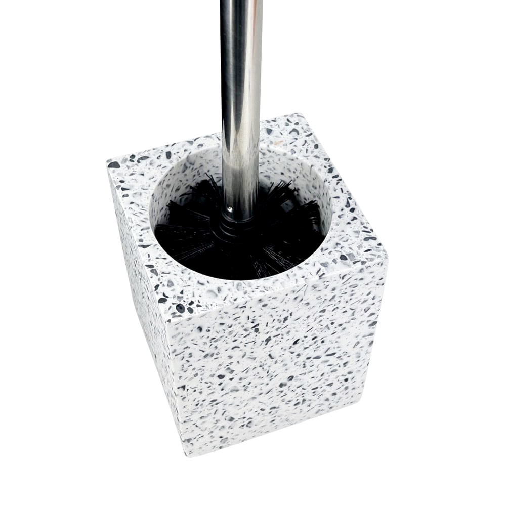 Toilettengarnitur Terrazzo Kunstharz 10x38x10cm