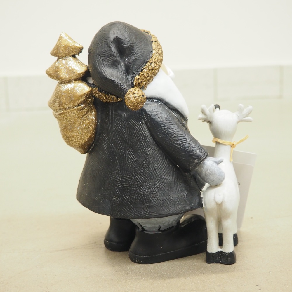 Deko Figur Santa & Rentier Lasse Gingar Weihnachten