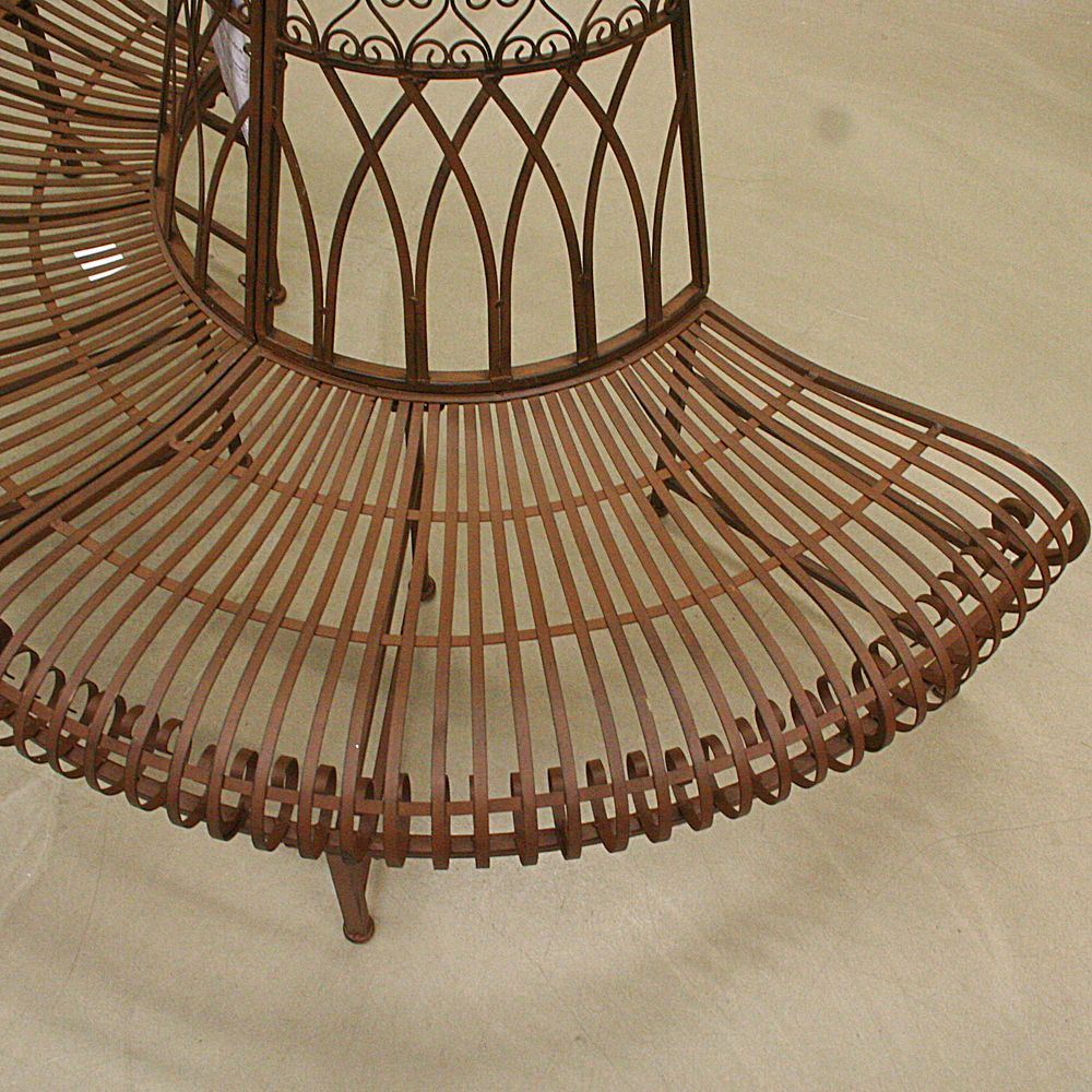 Outdoor-Bank halbrund Versailles Gingar ca.B148xT74xH78cm