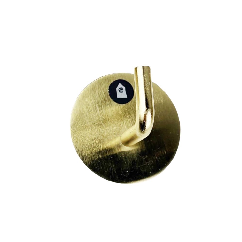 2x Metall-Wandhaken Lema 6 x T 5 cm Aluminium Gold