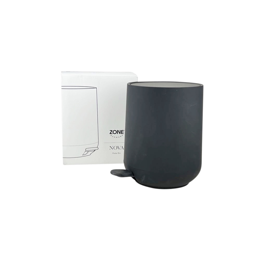 Abfalleimer Nova mit Softmotion-Deckel schwarz matt 3l Kunststoff