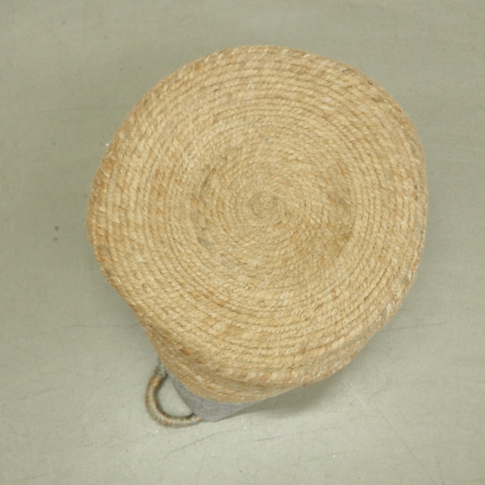 Handgefertigter Aufbewahrungskorb Nele Ø 30 x H 30 cm