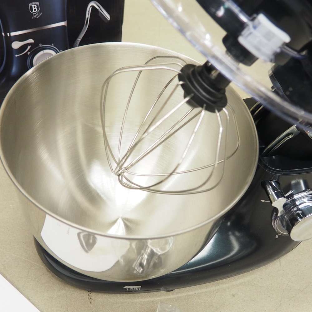Küchenmaschine Aquamarine Rührschüssel 6 L 1400W viel Zubehör