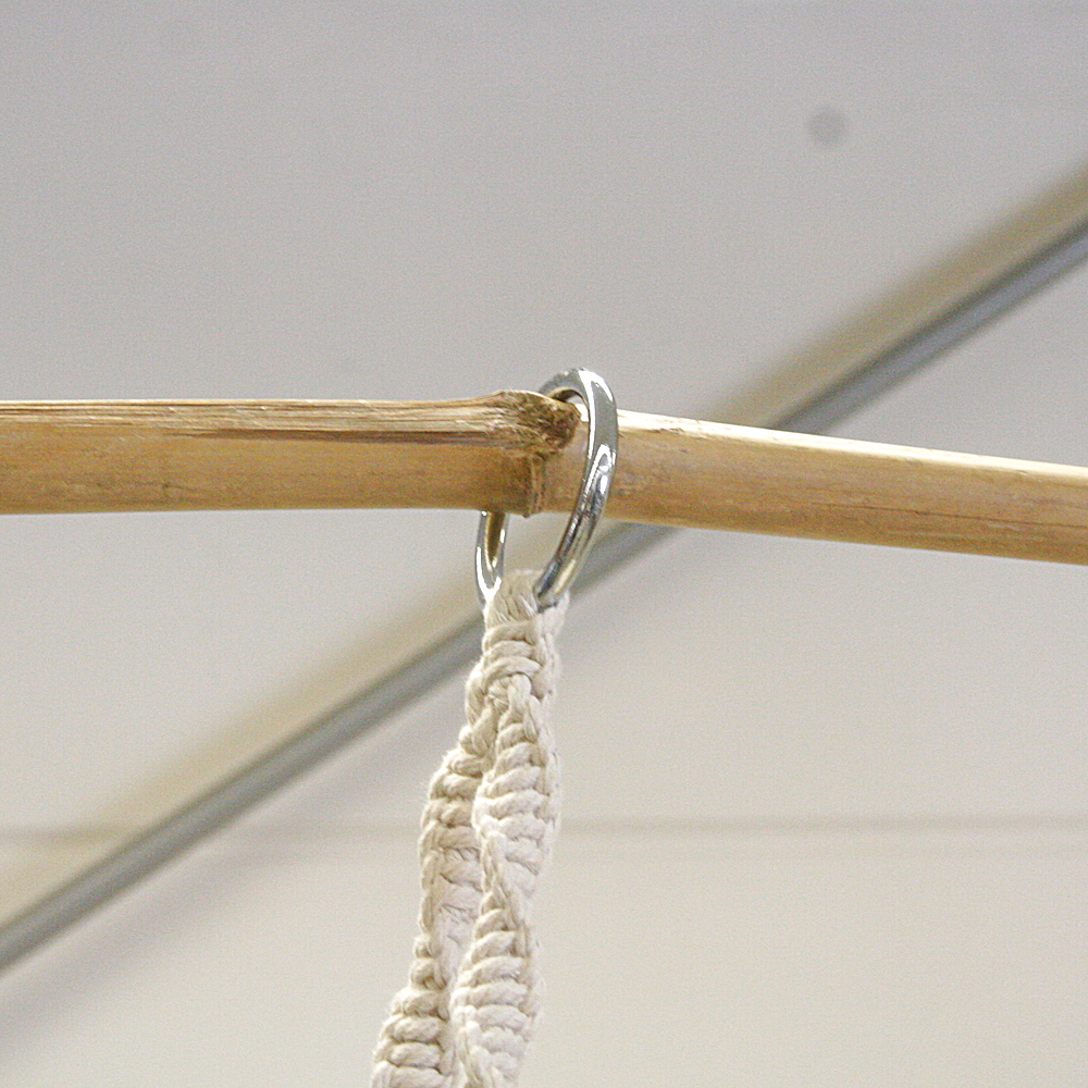 Indoor-Hängesessel Nizza Kissen Baumwolle Polyester creme 80 cm ø