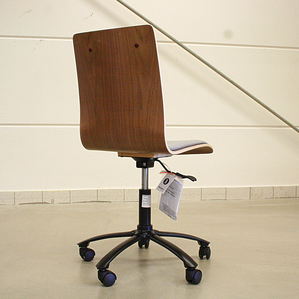 Holz Drehstuhl Lara stufenlose Sitzhöhenverstellung B42 xT50xH98cm