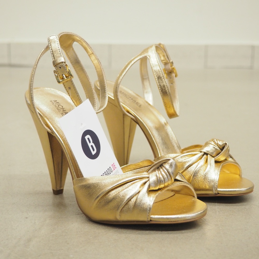Sandaletten Sandale goldfarben Gr. 37