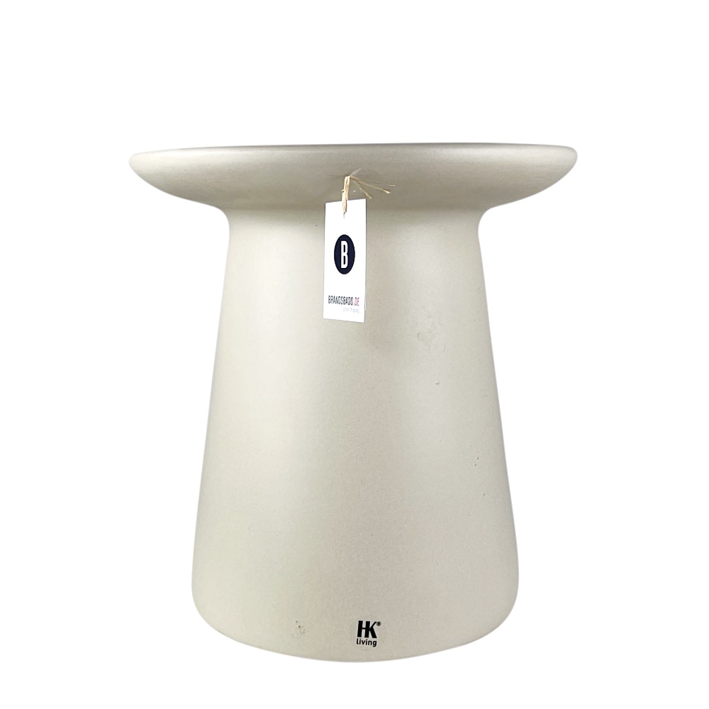 Beistelltisch Dunstan Steingut in Beige Deko