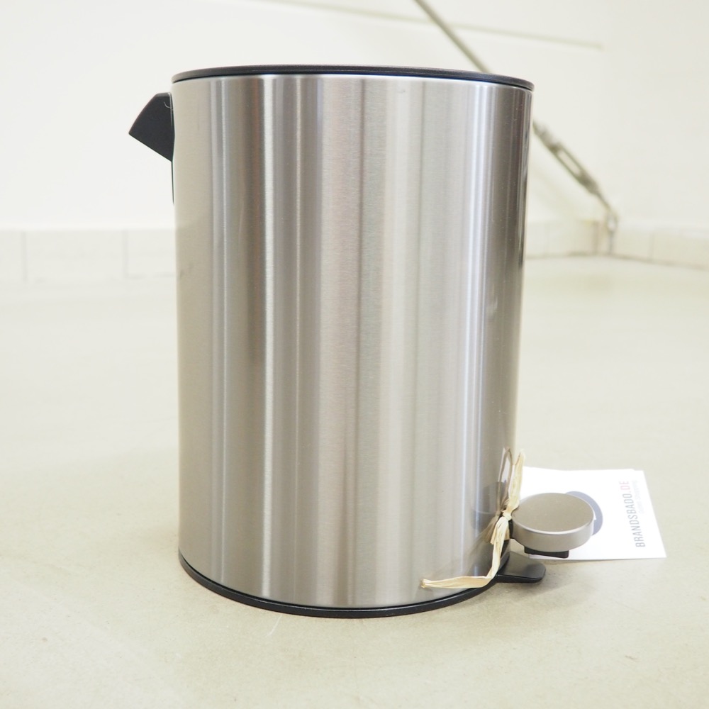 Abfalleimer Tenes mit Pedal-Funktion silberfarben 3L