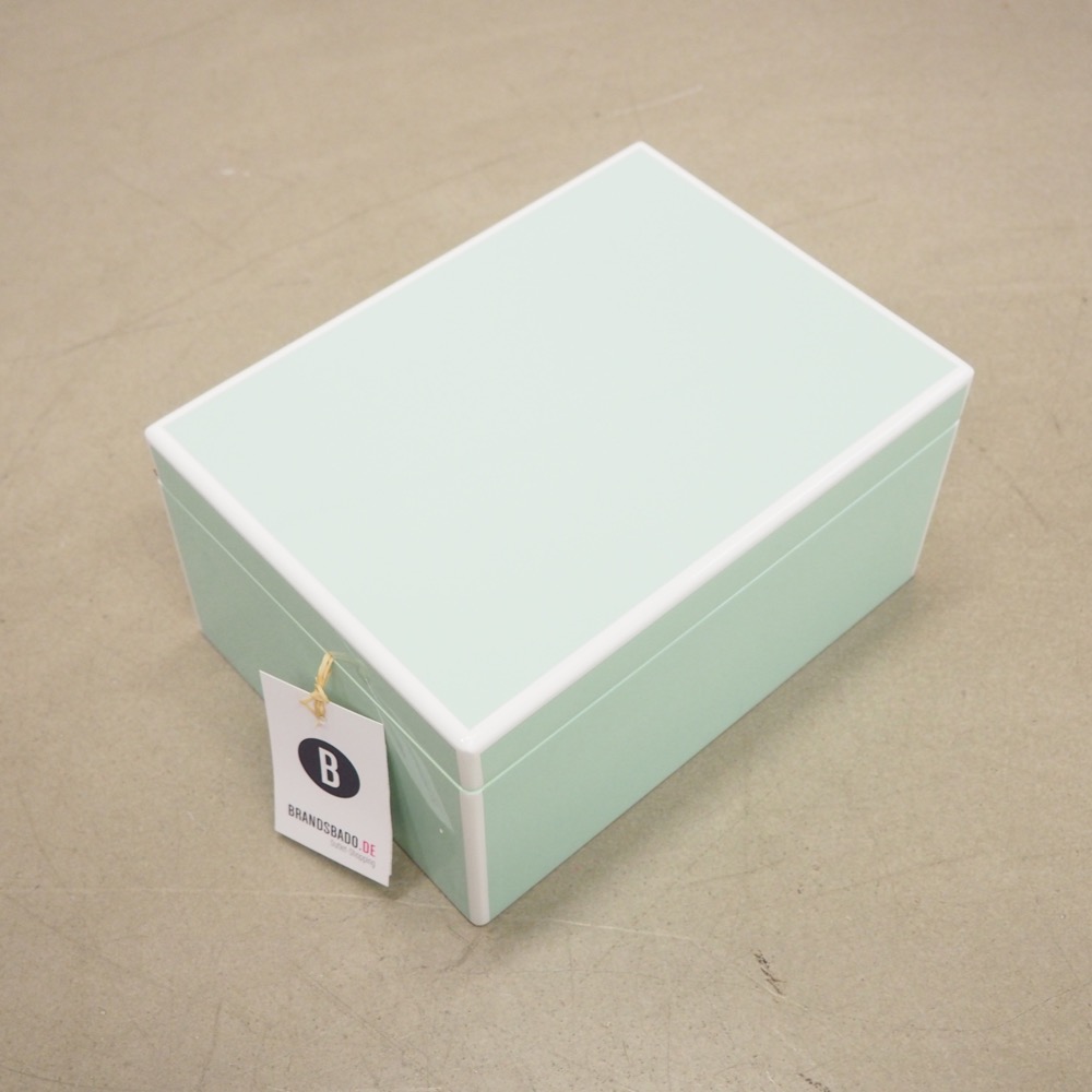 Schmuckbox Schmuckkästchen Schmuckkoffer Taylor mit Spiegel mint grün
