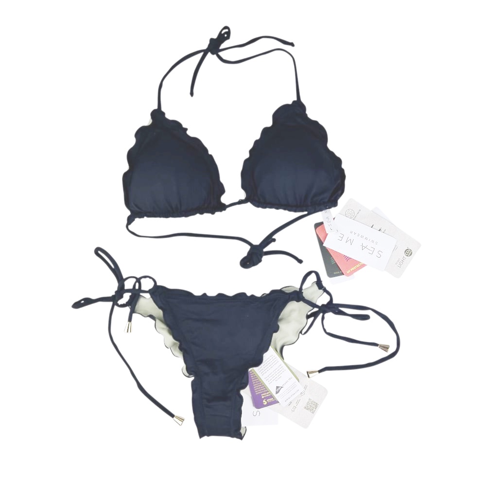 4-in-1-Wende-Bikini Ibiza L Schwarz Grün