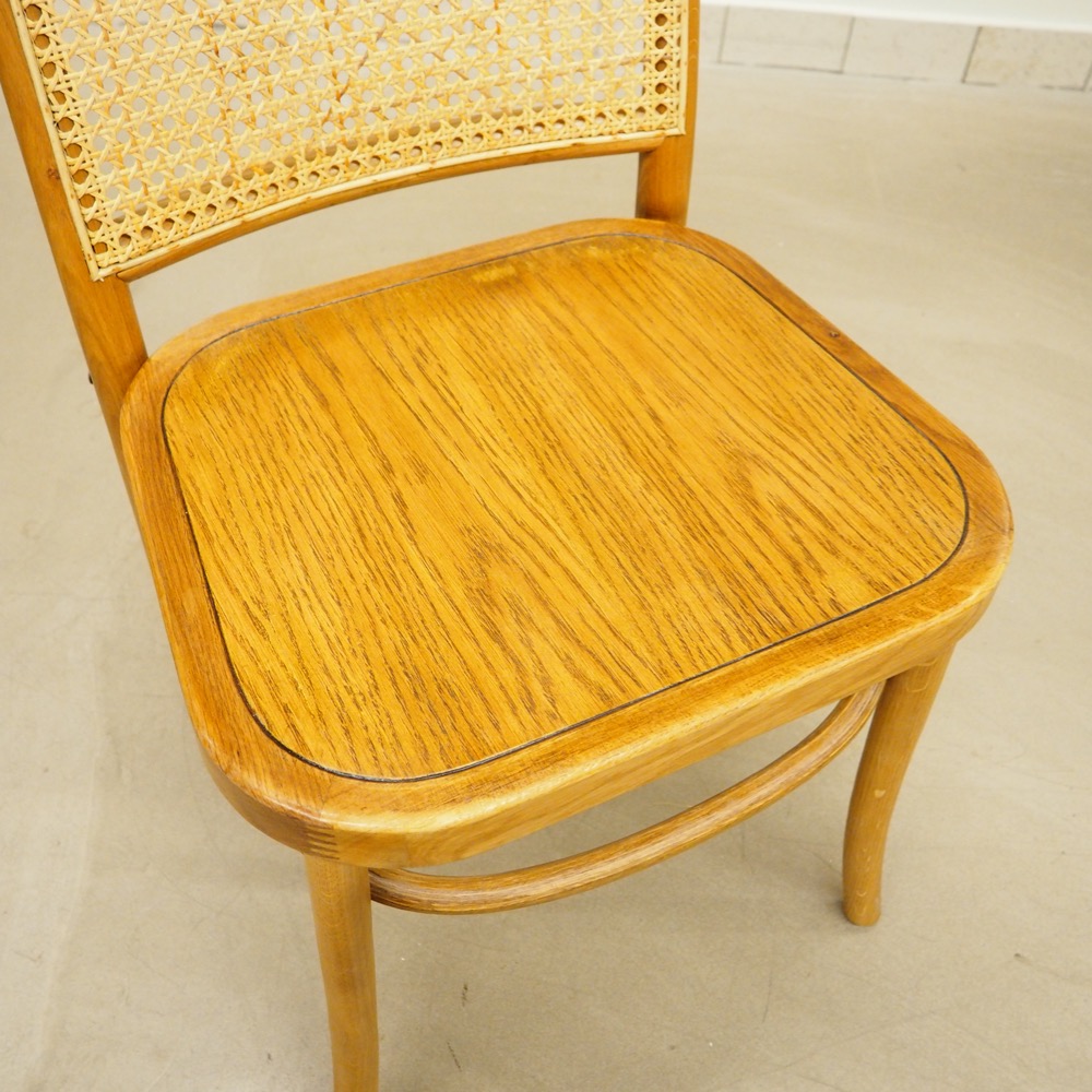 Holz-Stuhl Franz Wiener Geflecht Natur B 48cm H 88cm T 59cm