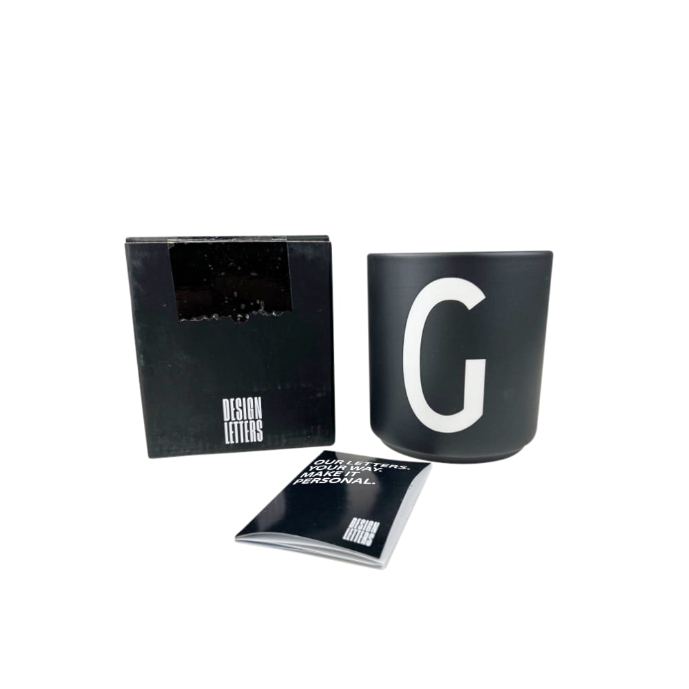 Becher Design G Schwarz ca. Ø 8 x 9 cm