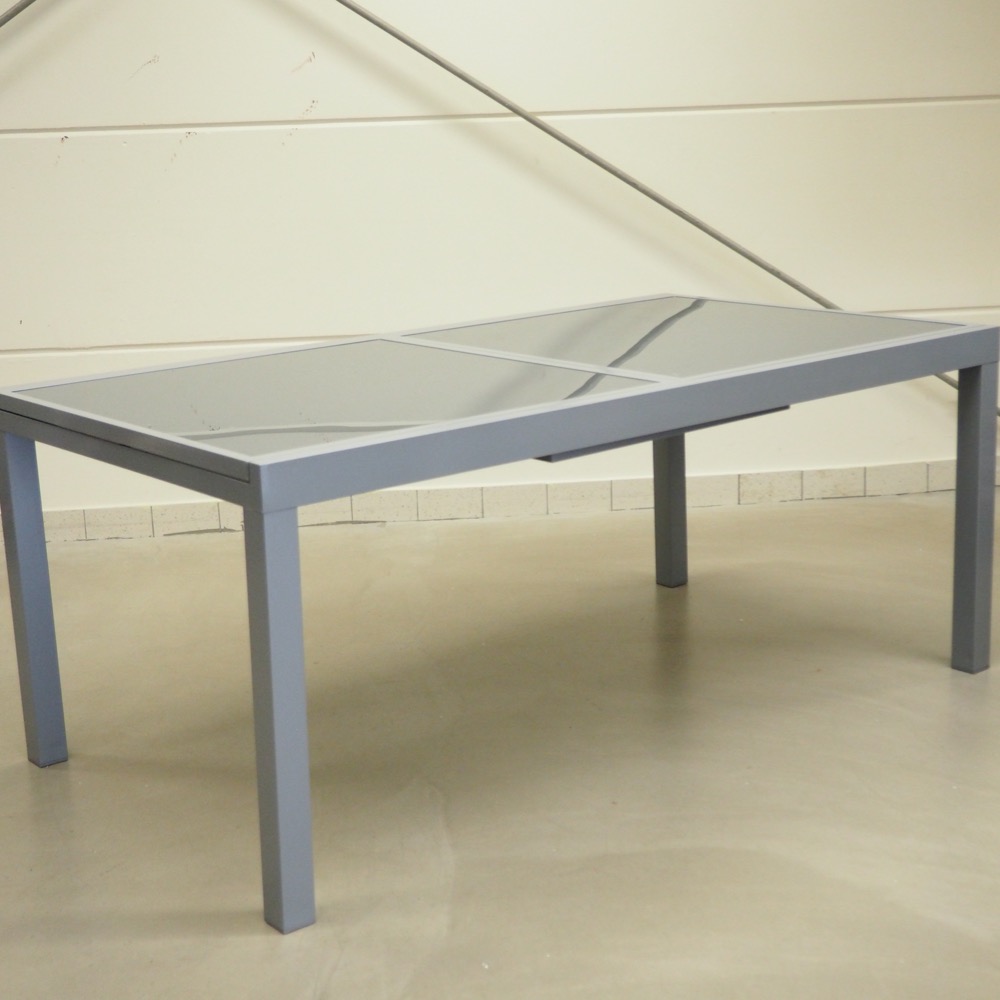 Gartentisch Futura ausziehbar Aluminium 180x100 (240x100cm)