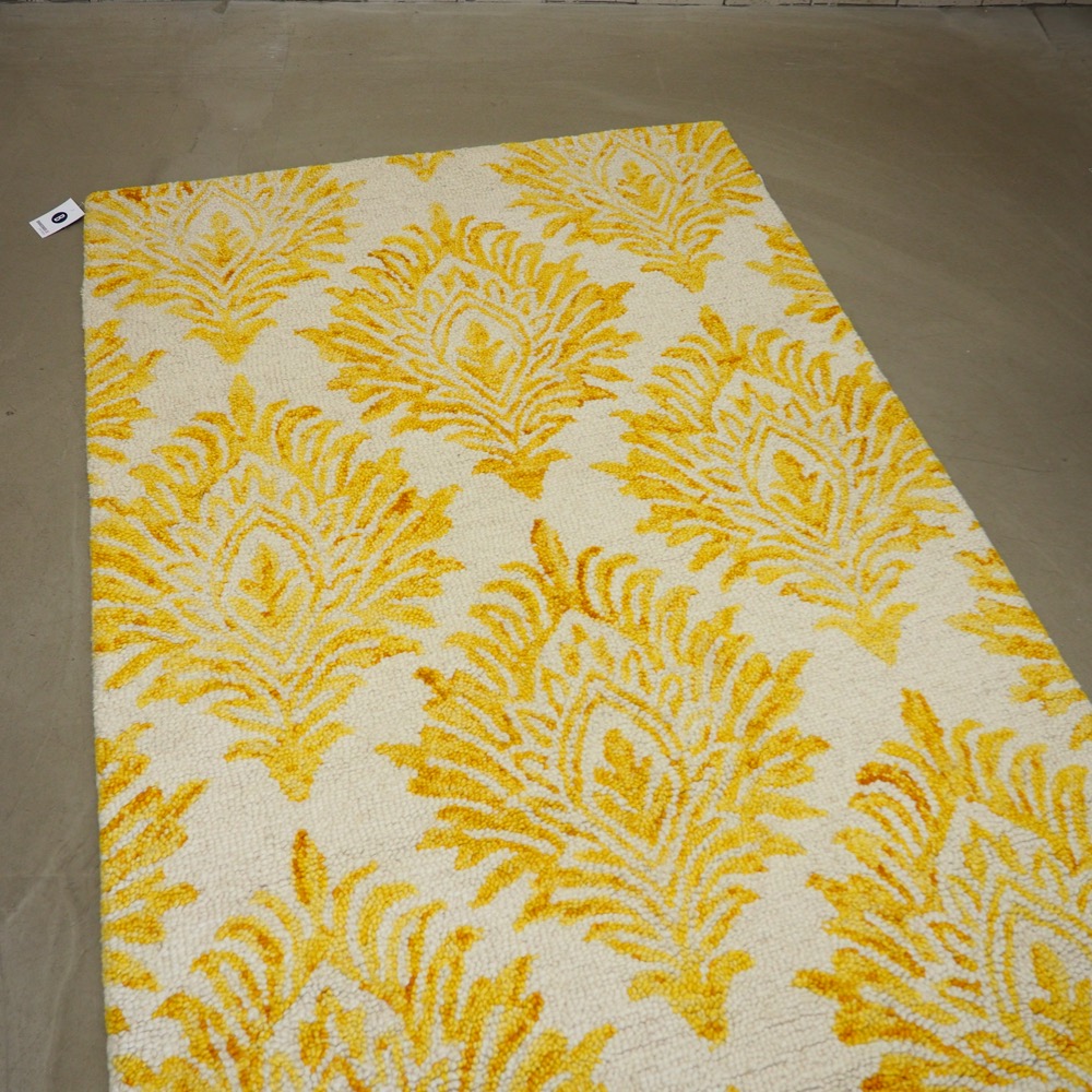 Teppich Ornamente L/B 180x120cm gold getuftet