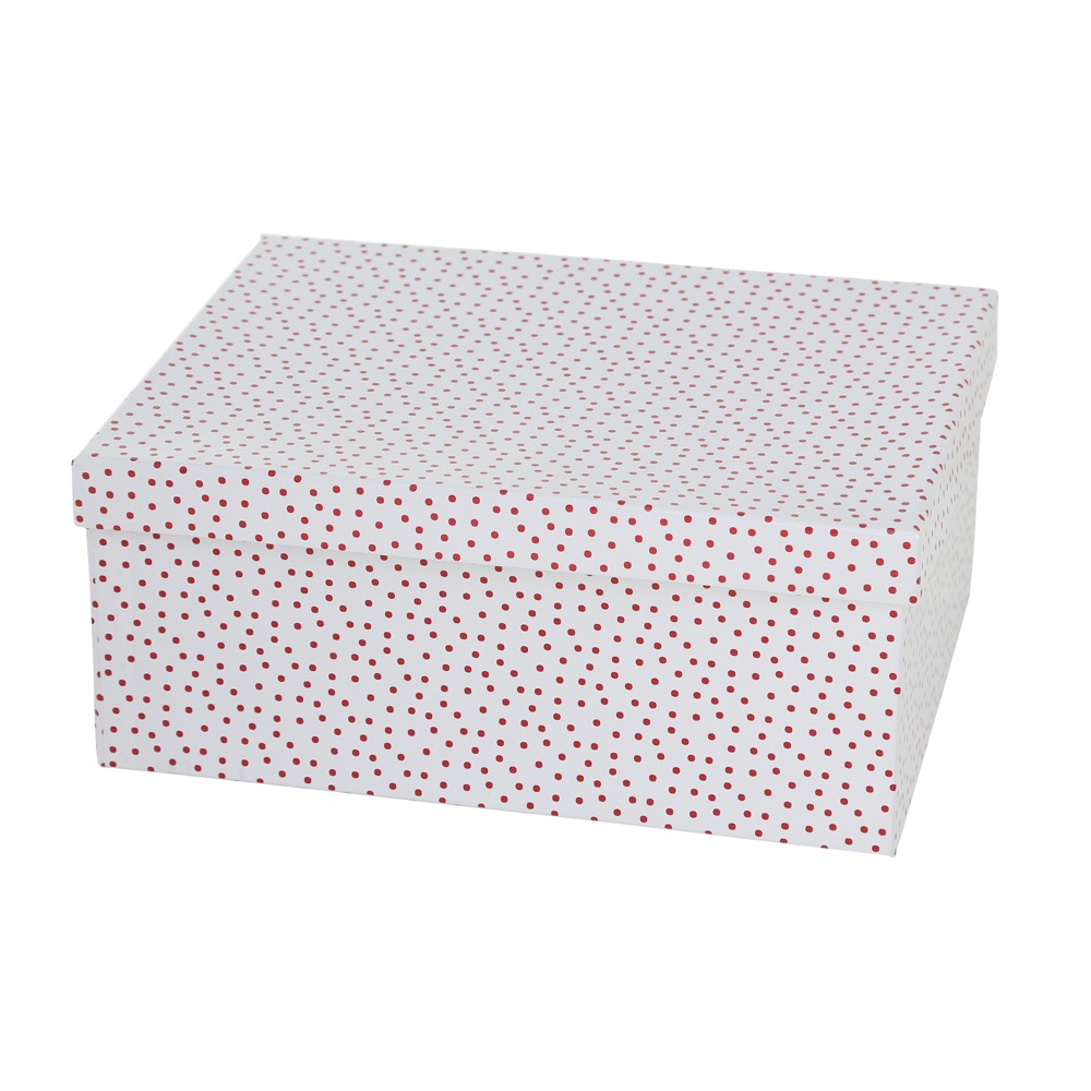 Geschenkbox-Set Lola 6tlg. Rechteck H 6,5-14cm Papier Gepunktet Gestreift