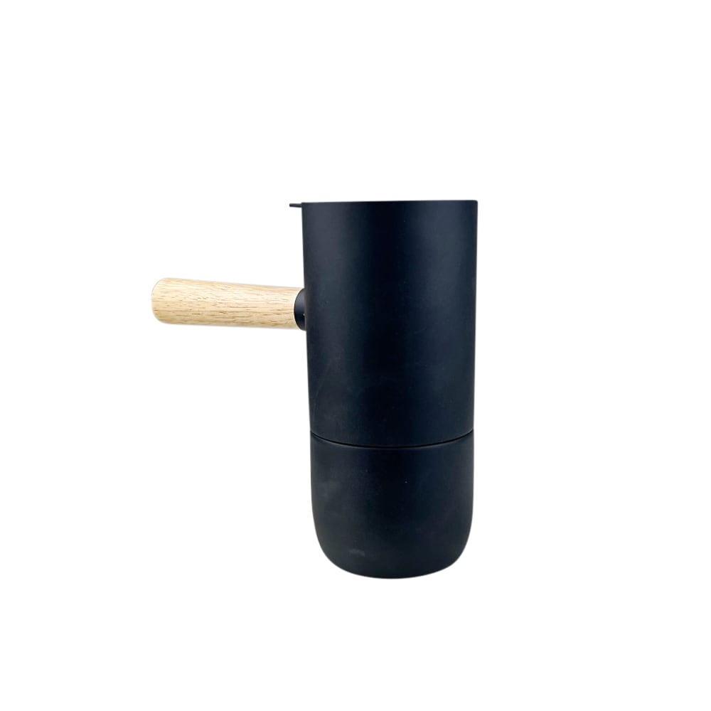 Espressokocher Collar Schwarz Edelstahl Holz