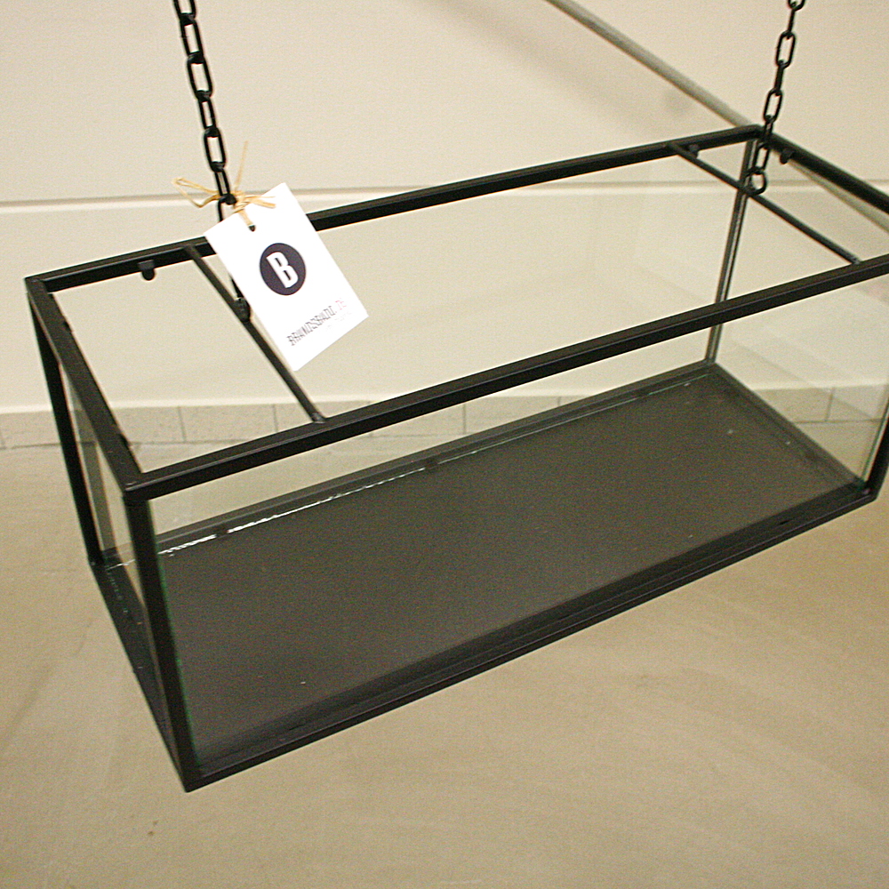 Deko Objekt Vitrine zum Hängen ca. B58 x T22 x H24 cm