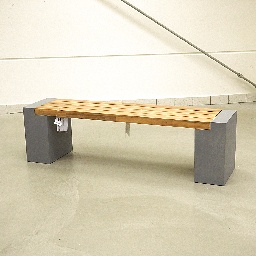 Outdoor-Bank Betonia Sitzbank Bank B150 cm