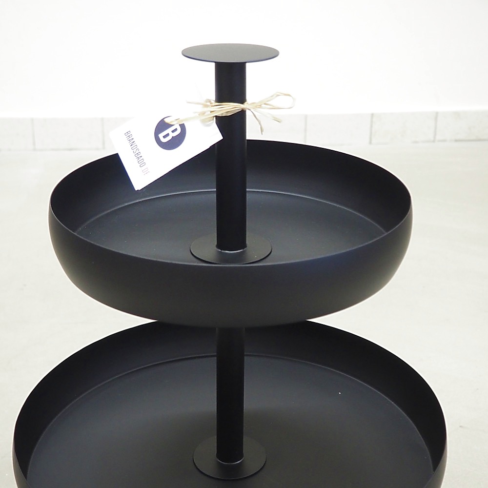 Deko Etagere mattschwarz