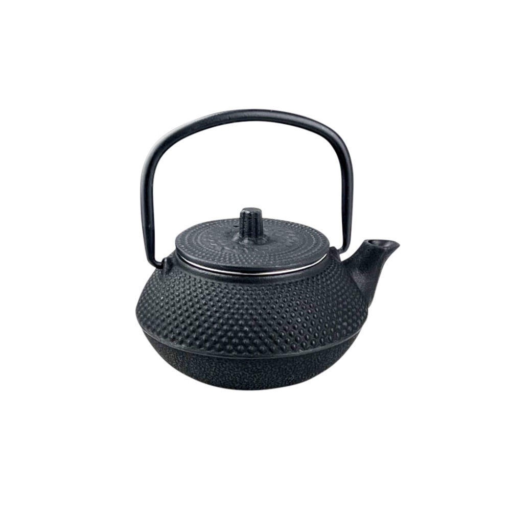 Tee-Wasserkessel WY Tea 350 ml Gusseisen B 12 cm H 14 cm Schwarz
