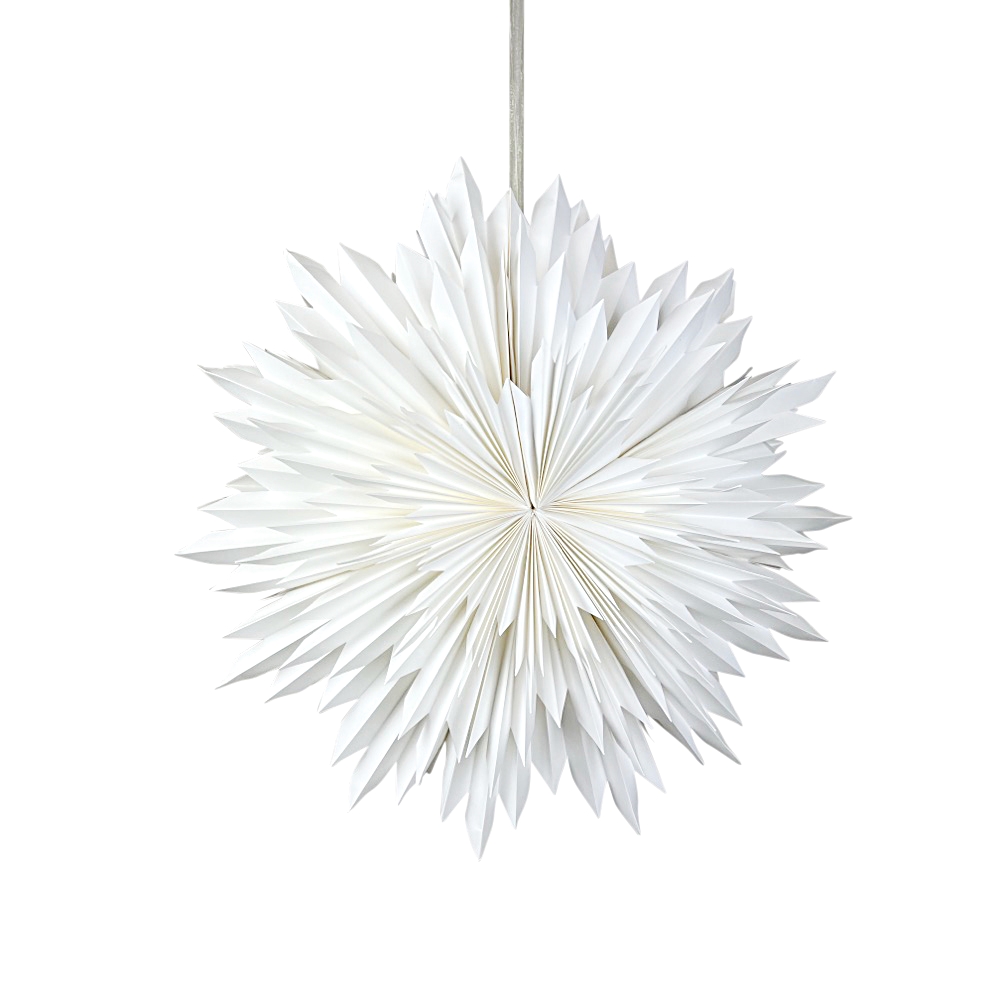 STAR Trading Papierstern Ice Papier Nylon Ø 50cm