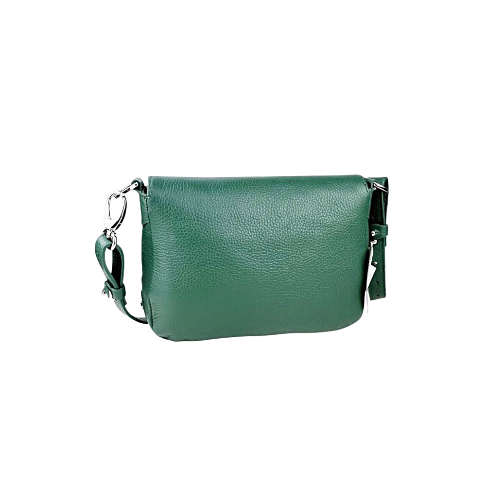Leder-Umhängetasche Sac À Bandoulière Paris grün