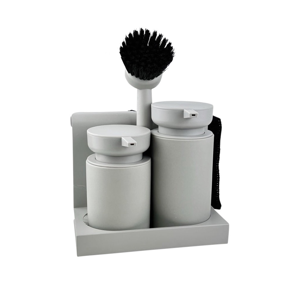 Geschirrspül-Set Diish 5-tlg. Grau B 18 cm H 17 cm T 11 cm