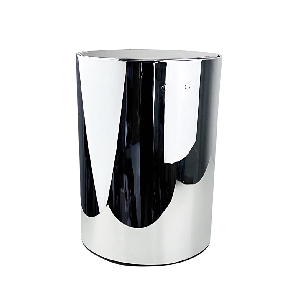 Treteimer Leslie Kunststoff Edelstahl Chrome