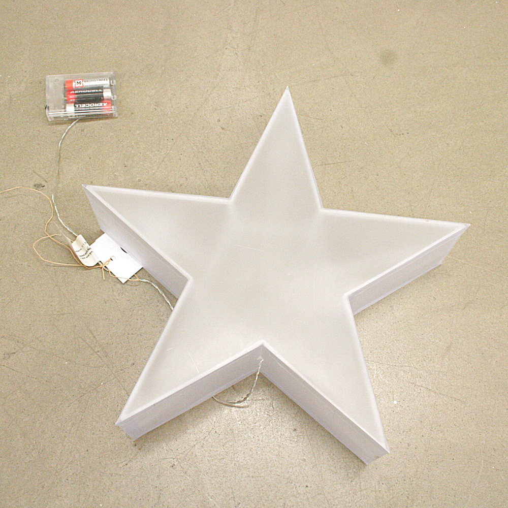 Deko-Objekt 3D-Stern beleuchtet groß ø36cm