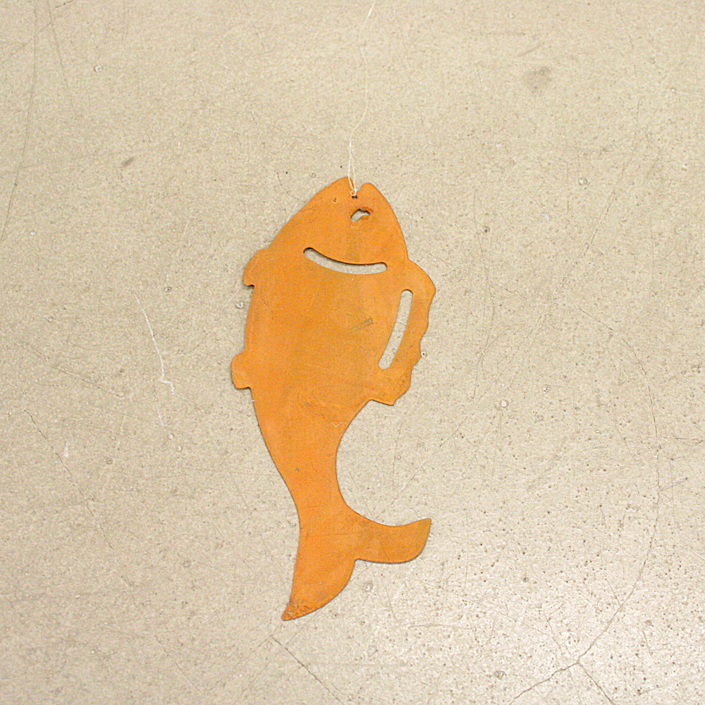 Gartenstecker Angler Edelrost Deko H.ca.64 cm Mia Villa