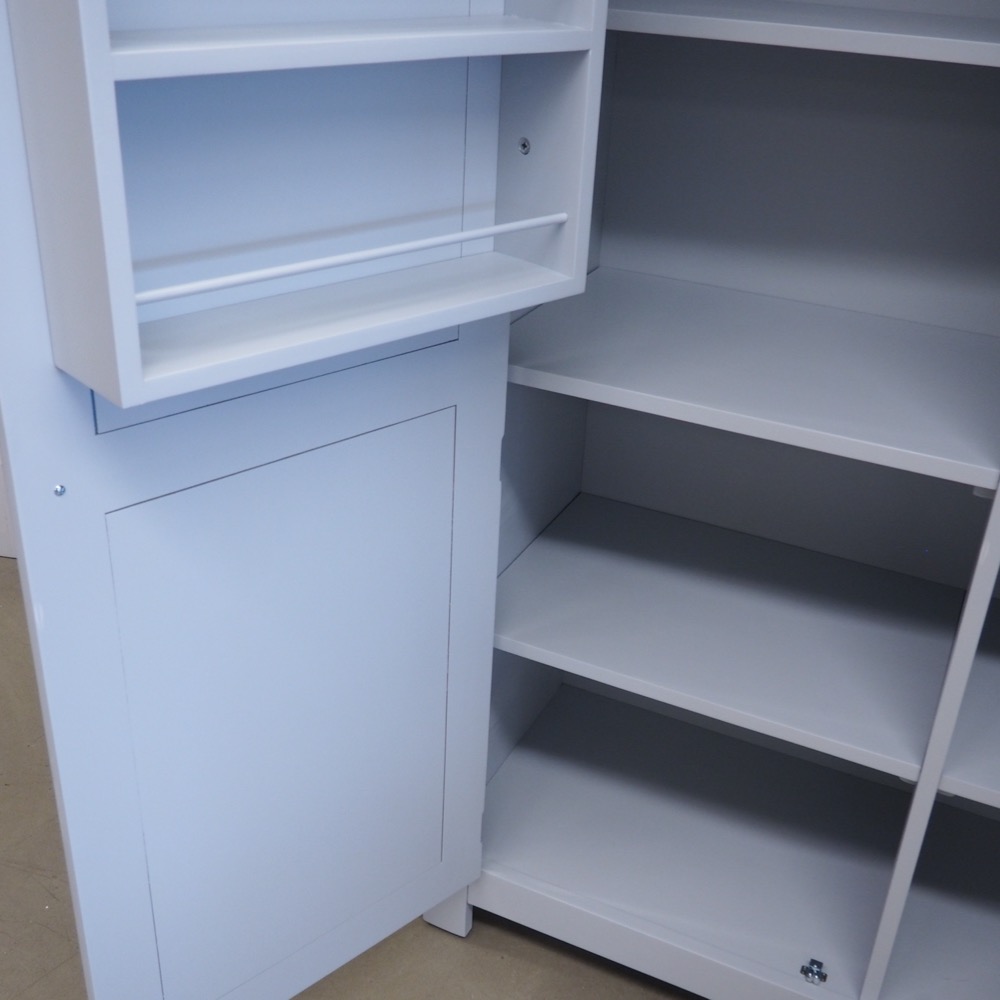 Esszimmerschrank Schrank grau ca. H 205cm B 125cm