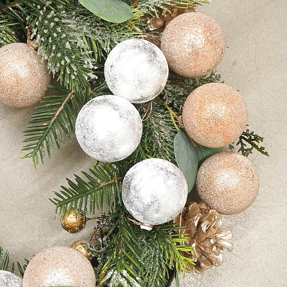 Deko Kranz Koppa Gingar Weihnachten Kugeln ø50cm