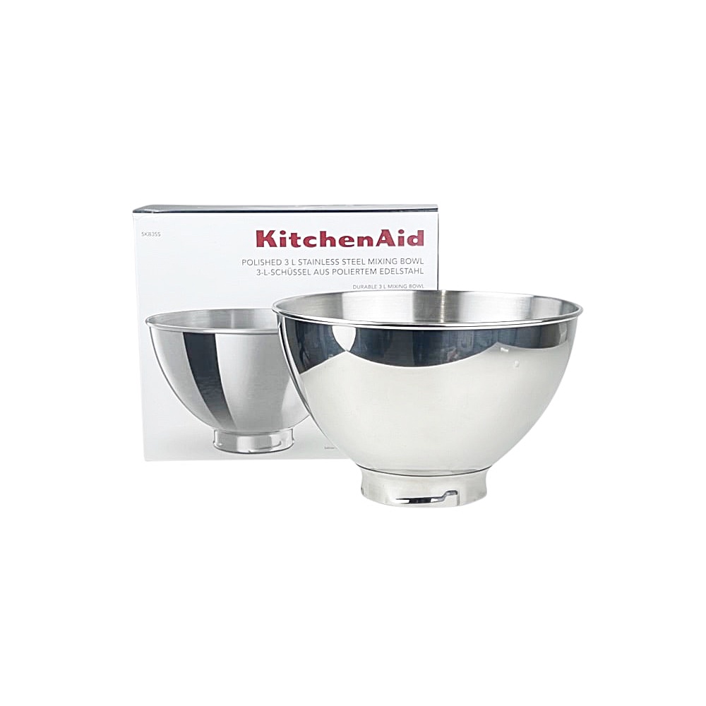Rührschüssel für Küchenmaschinen 4.3 L & 4.8 L Edelstahl 3 L Silber