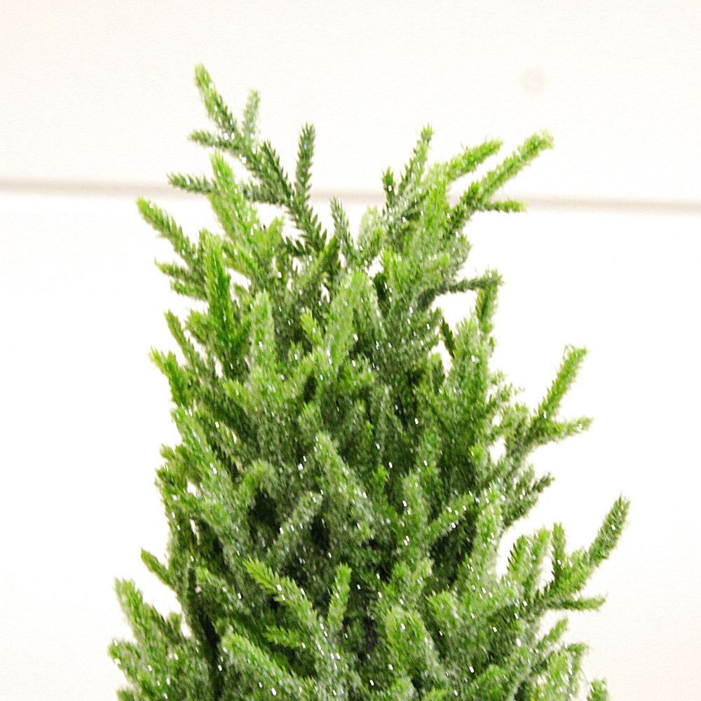 Kunstpflanze Tannenbäumchen Glitter ca. H50 cm Ø22 cm